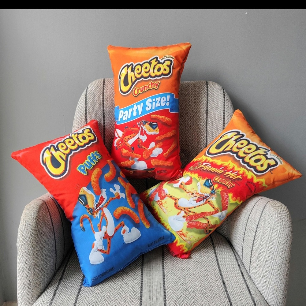 Flamin' Hot Crunchy Accent Pillow